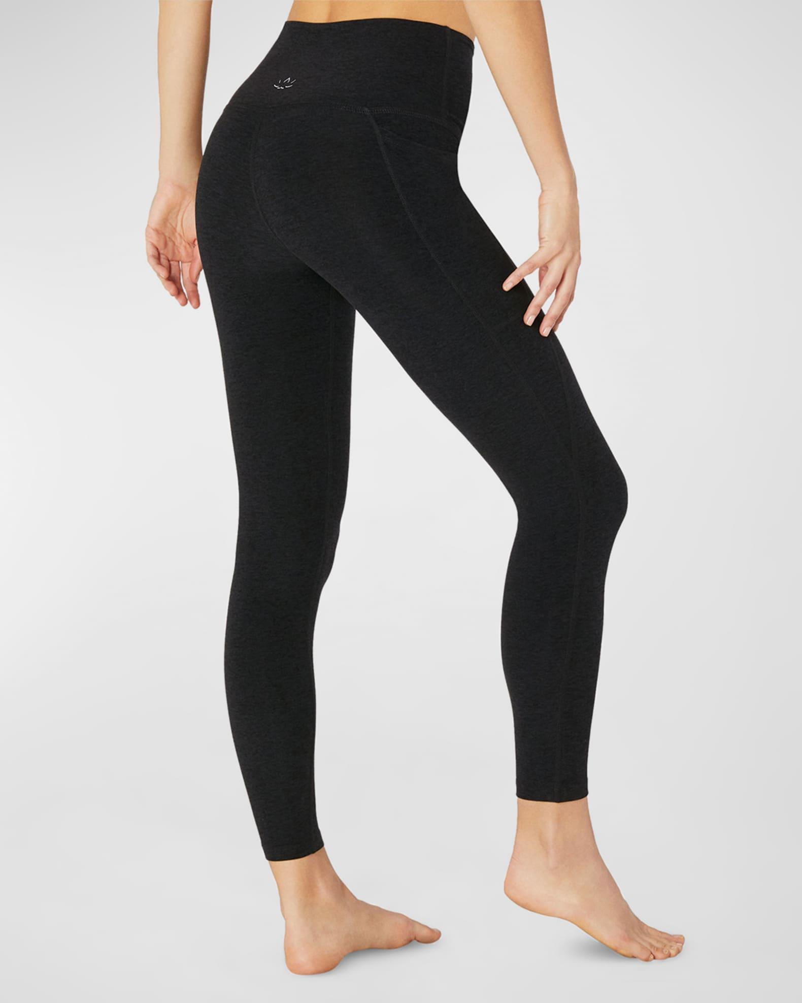 Out Of Pocket Space Dye High-Waist Mid Leggings Product Image