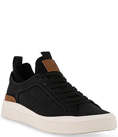 Steve Madden Mens Oasys Perforated Suede Lace Up Sneakers Product Image