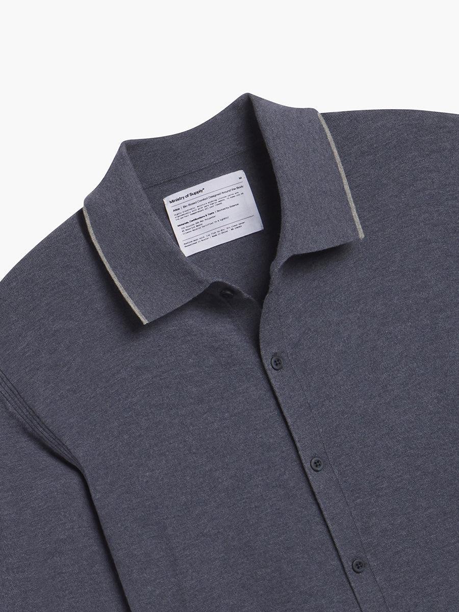 Men's Atlas Air Shirt - Indigo Heather Male Product Image