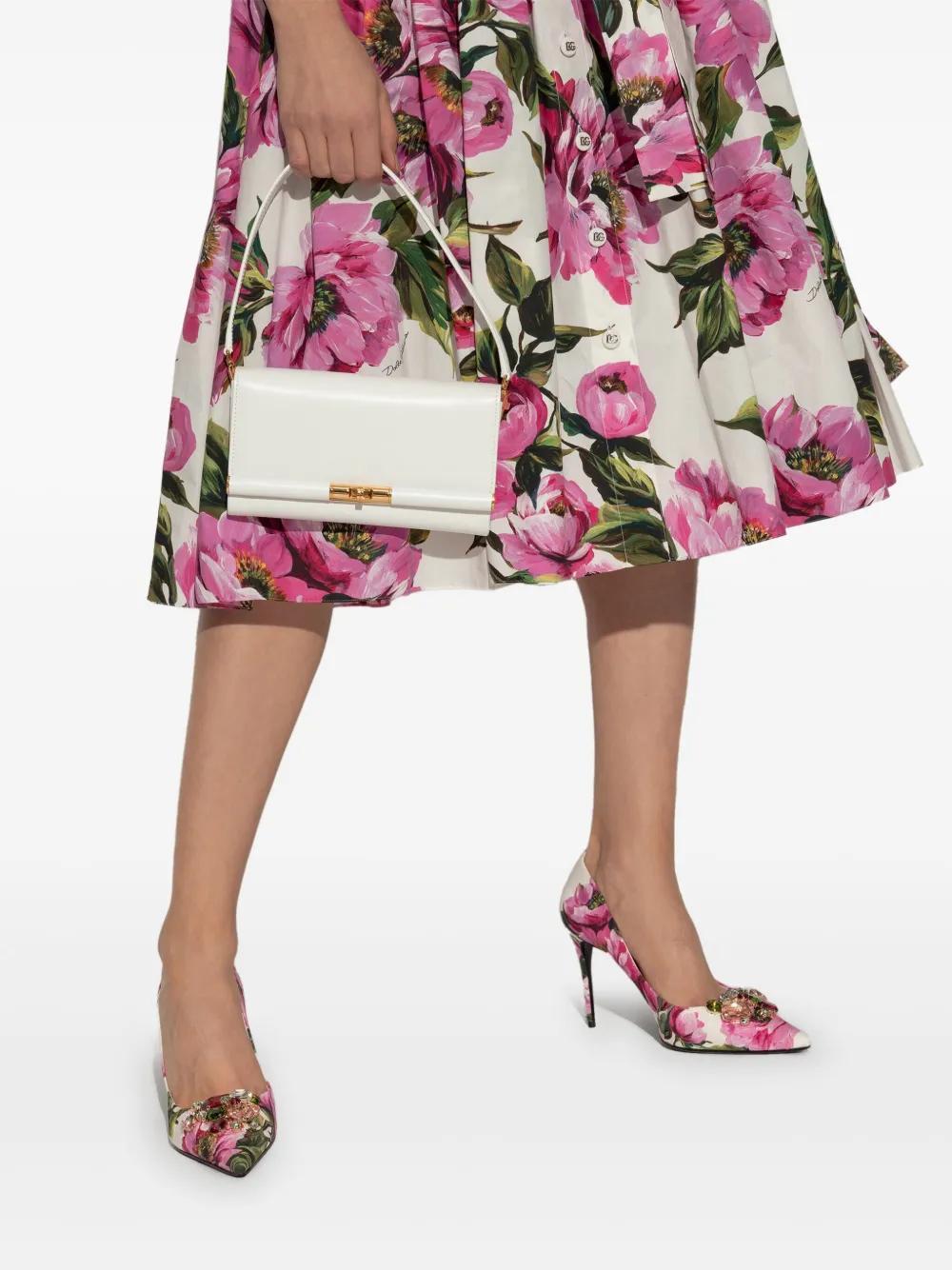 DOLCE & GABBANA Marlene Tote Bag In White Product Image
