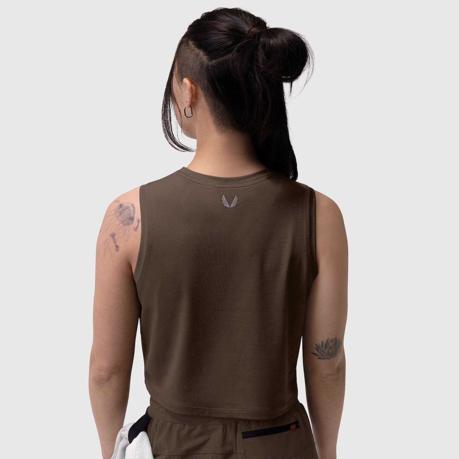 W020. AeroSilver® Tank Top - Dark Earth "RP" Product Image