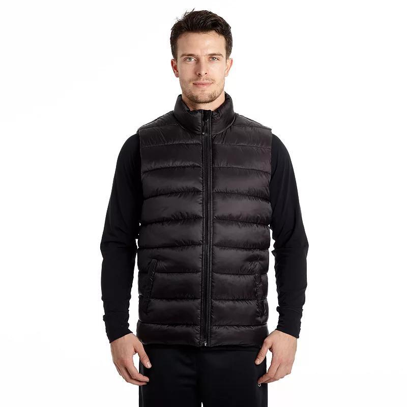 Men's Excelled Insulated Puffer Vest, Size: Large, Black Product Image