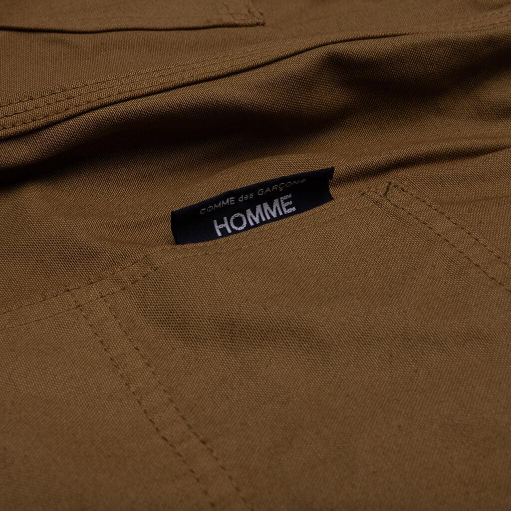 Elasticated Waist Utility Shorts - Beige Male Product Image