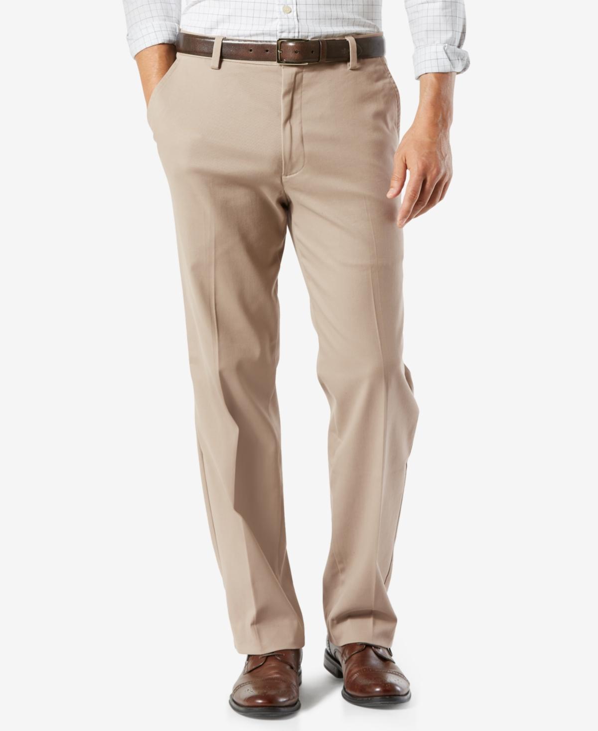 Big & Tall Dockers® Stretch Easy Khaki Classic-Fit Flat-Front Pants, Men's, Size: 48X30, Black Product Image