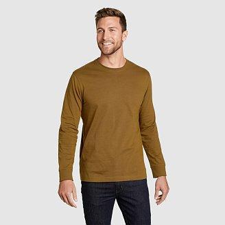 Men's Eddie Bauer Legend Wash Long Sleeve Tee, Size: XXL, Dark Orange Product Image