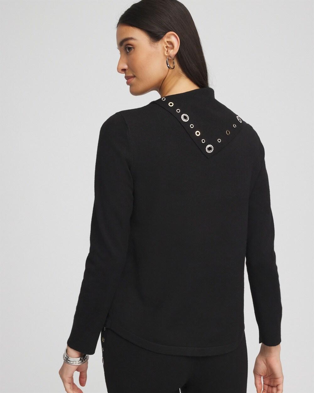 Zenergy® Luxe Cashmere Blend Embellished Top Product Image