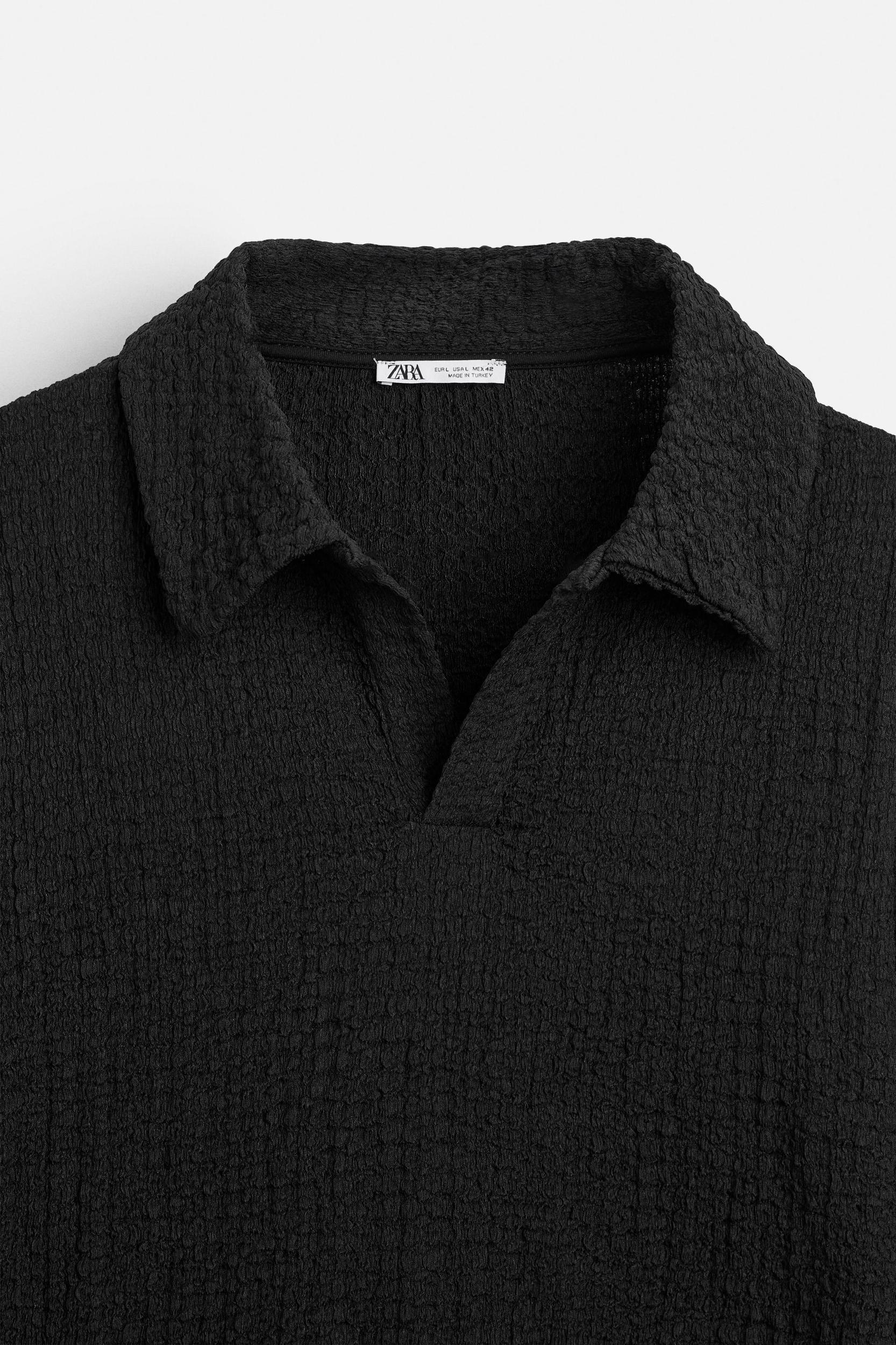 TEXTURED WEAVE JACQUARD POLO Product Image