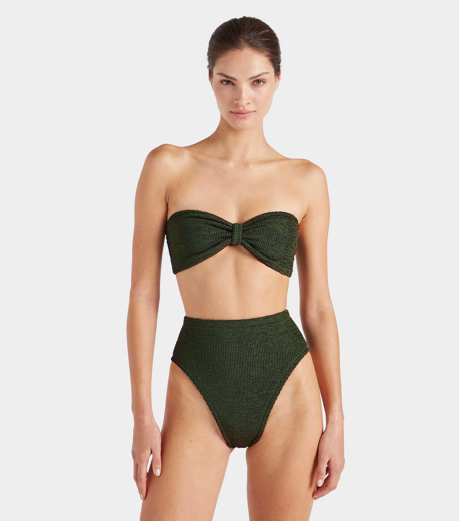 Ruby Bikini - Metallic Khaki Product Image