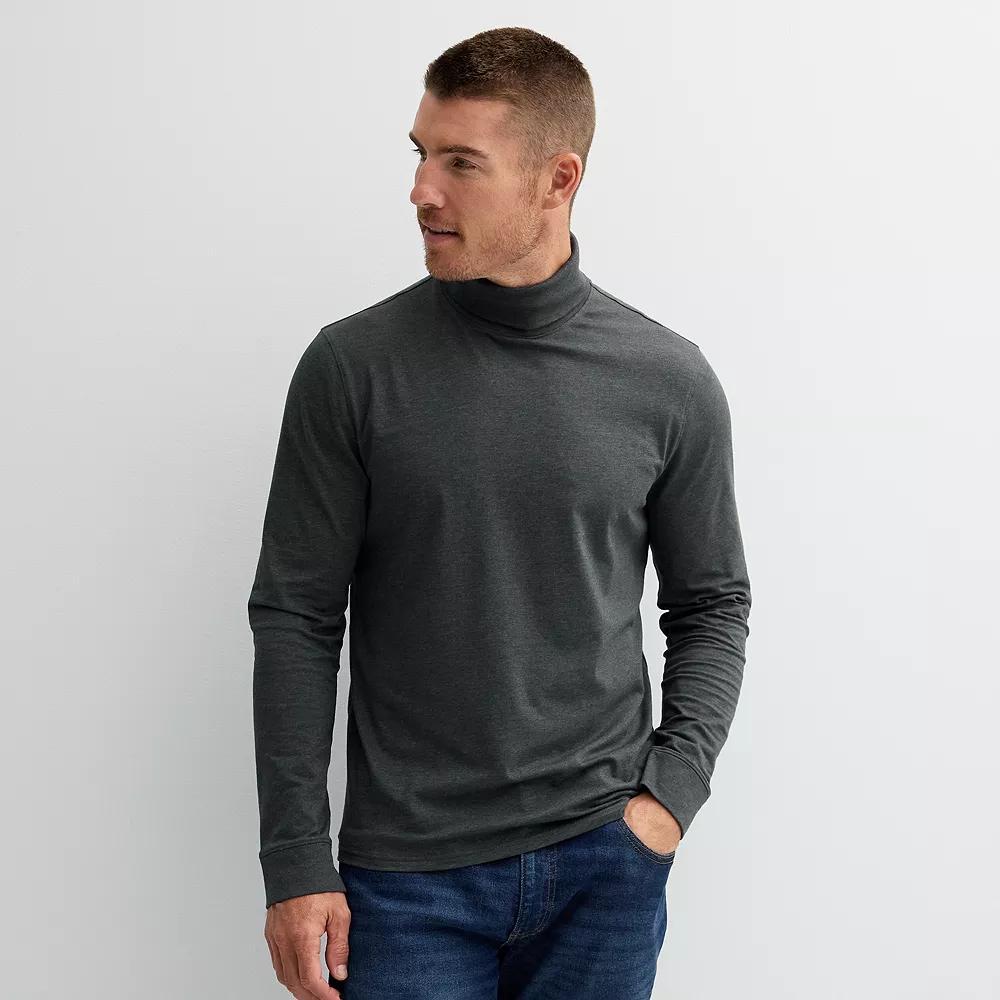 Men's Apt. 9® Turtleneck, Size: Medium, Dark Slate Grey Product Image