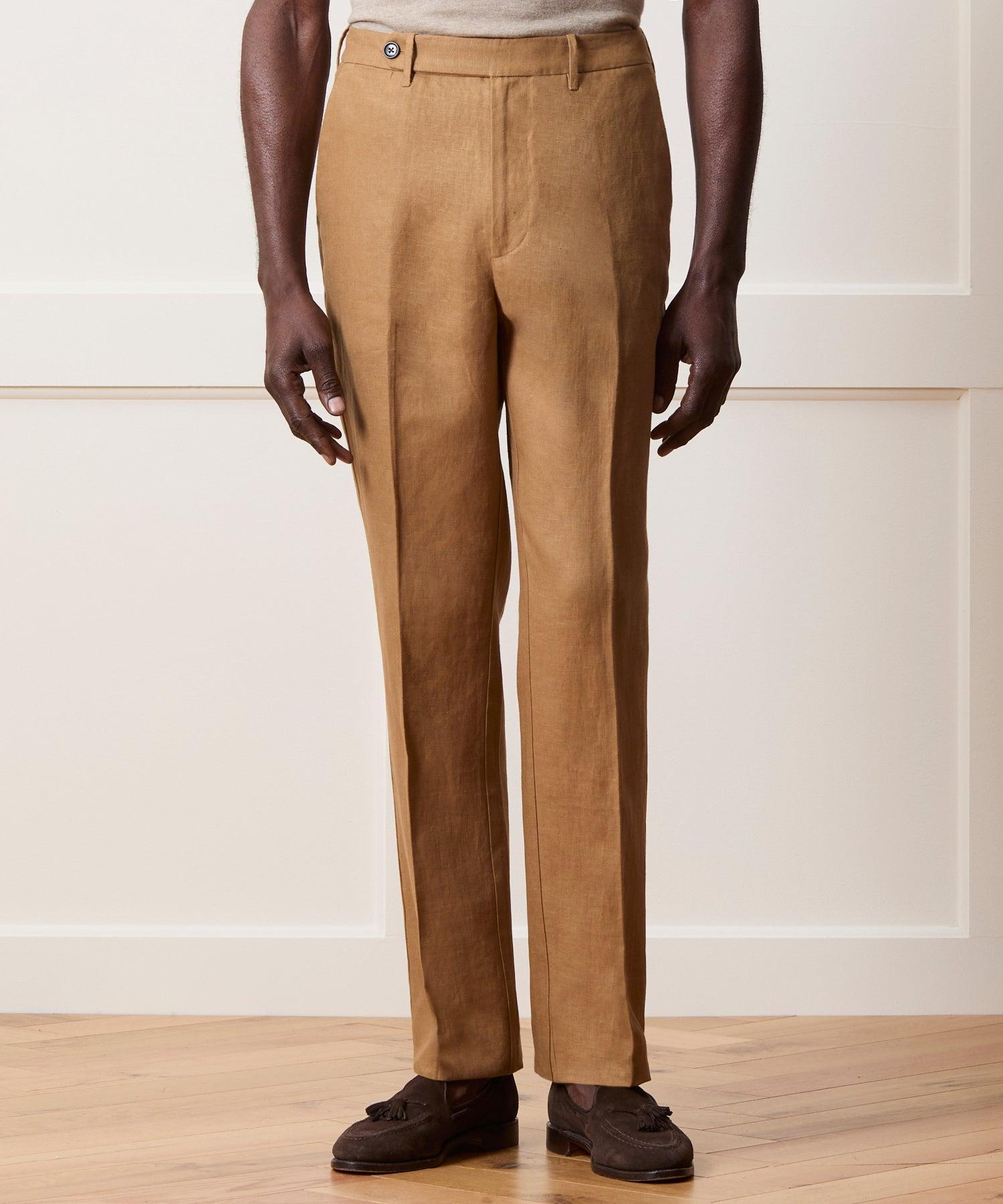 Straight Fit Linen Beach Pant Product Image