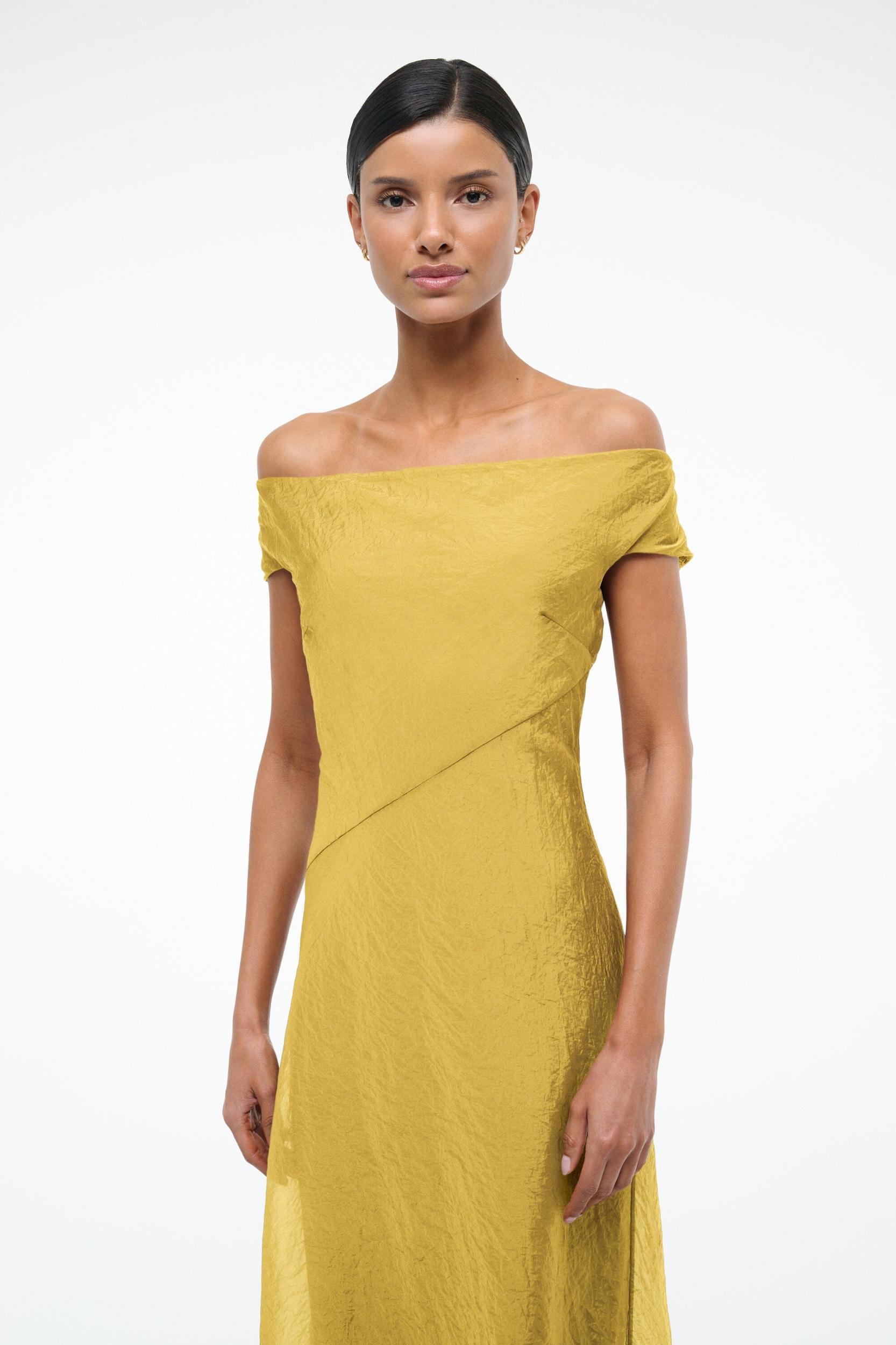 CHEYENNE DRESS | CHARTREUSE Product Image