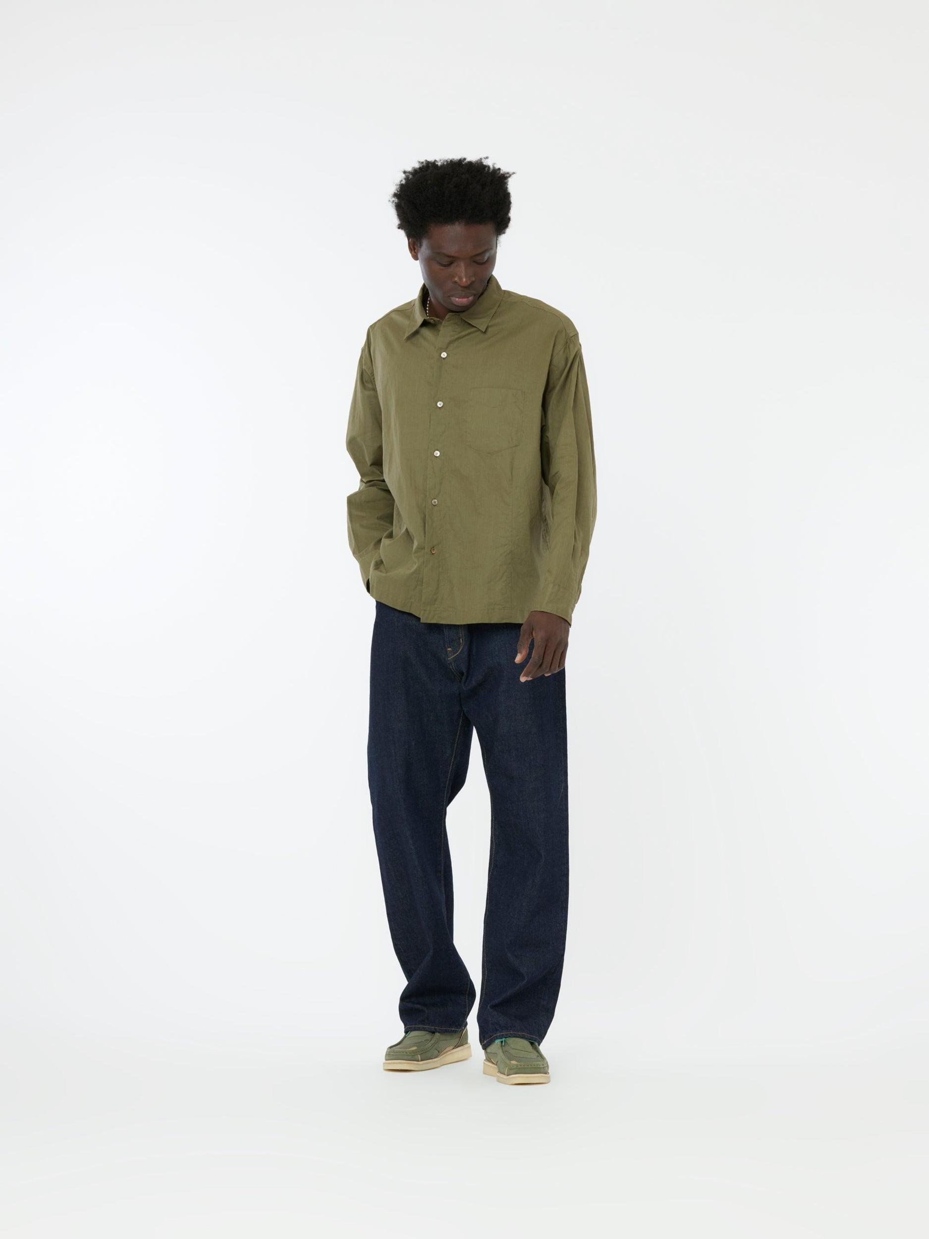 Collar BD Shirt (Olive) Product Image