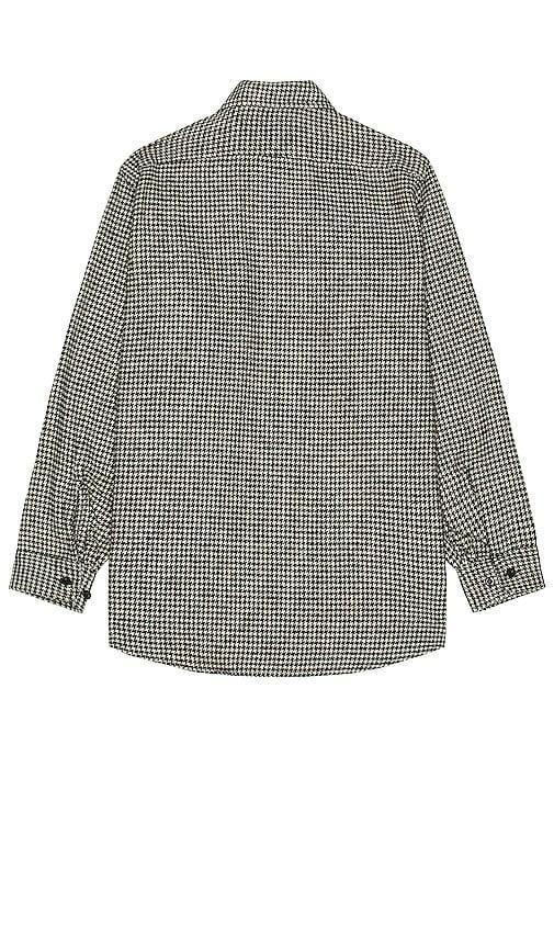 Beams Plus Work Classic Fit Houndstooth Shirt in Multi Product Image