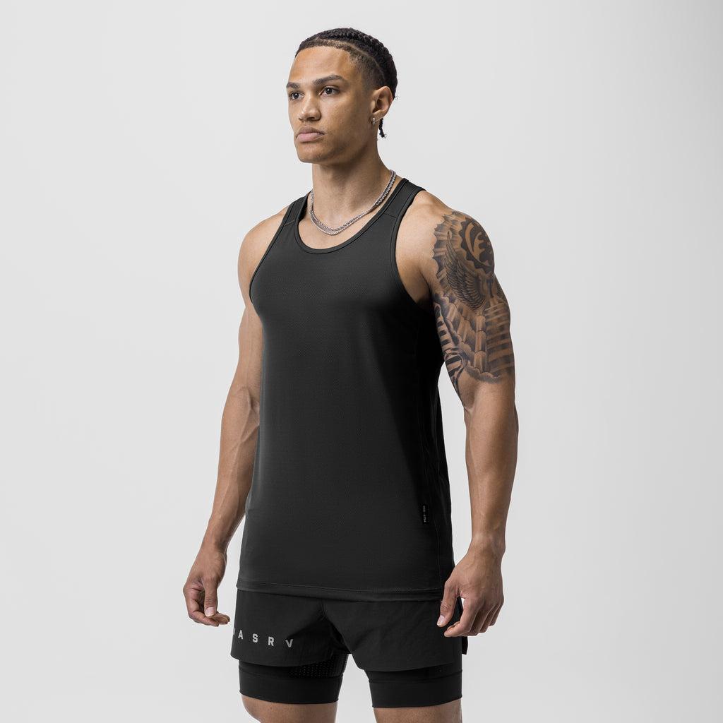0754. AeroSilver® Training Singlet - Black "RP" Product Image