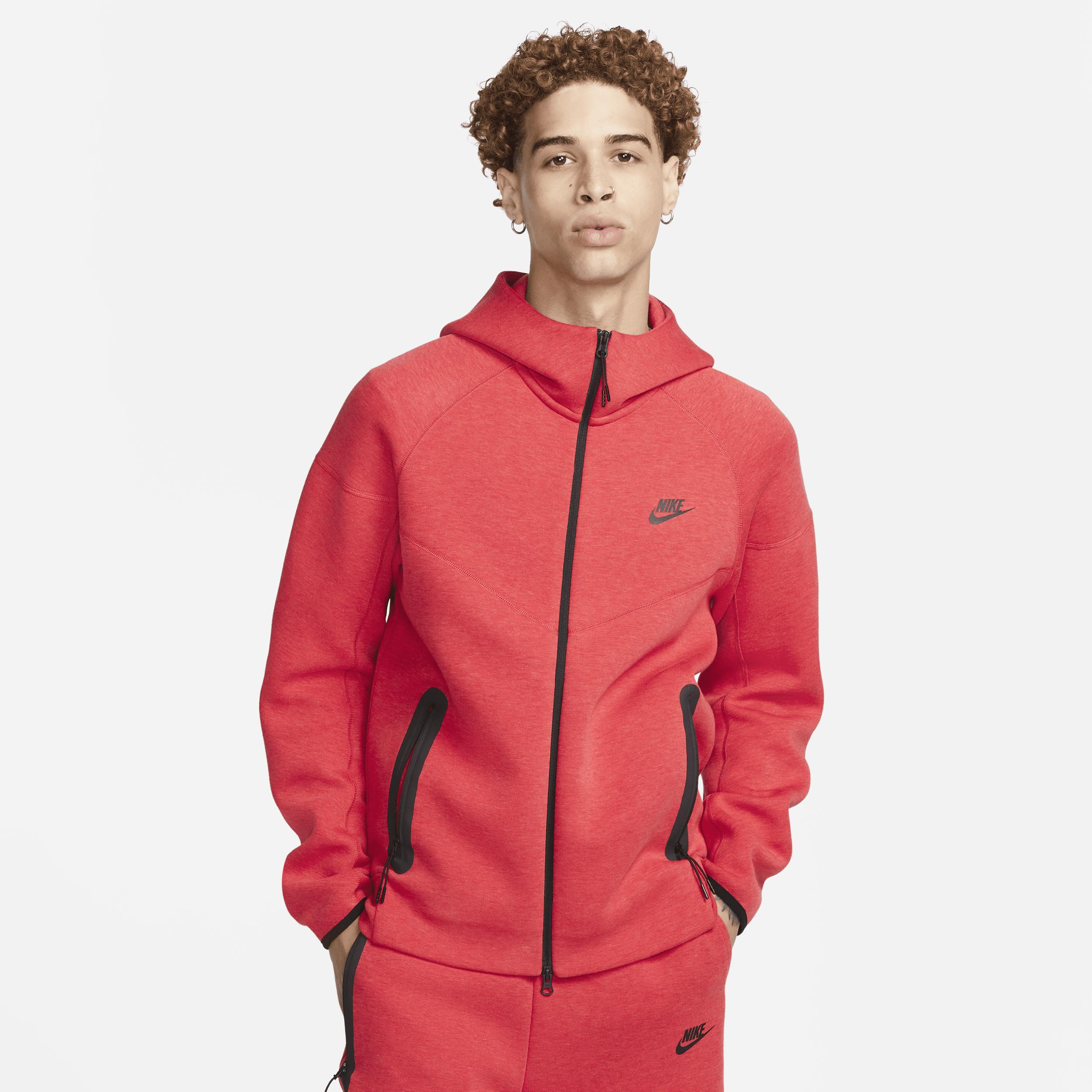 Nike Tech Fleece full zip hoodie in gray Product Image