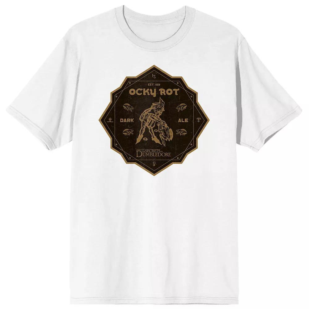 Men's Fantastic Beasts Ocky Rot Tee, Size: XL, White Product Image