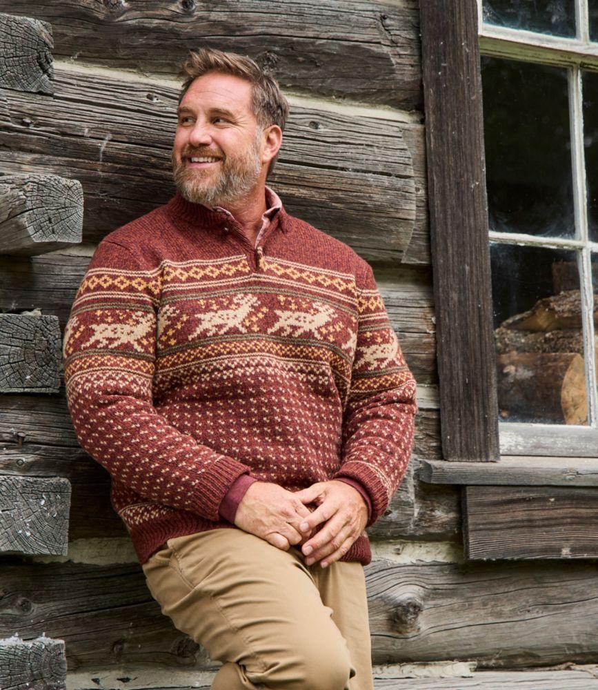 
                            Men's L.L.Bean Classic Ragg Wool Fair Isle Henley Sweater
                         Product Image