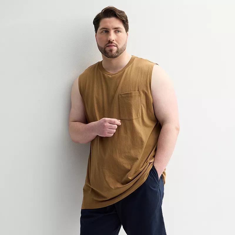 Big & Tall Sonoma Goods For Life® Muscle Tank Top, Men's, Size: 2XB, Black Product Image