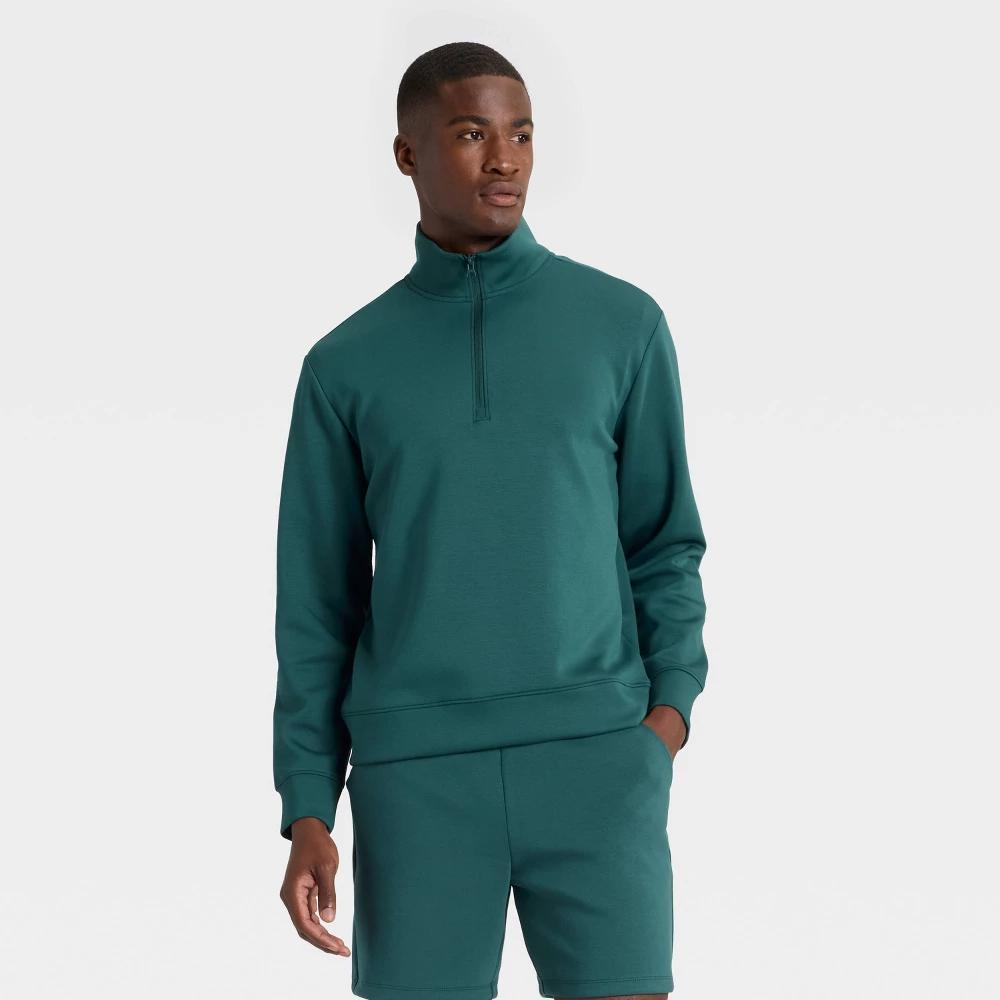 Men's Sleek Spacer Half Zip Sweatshirt - All In Motion™ Product Image