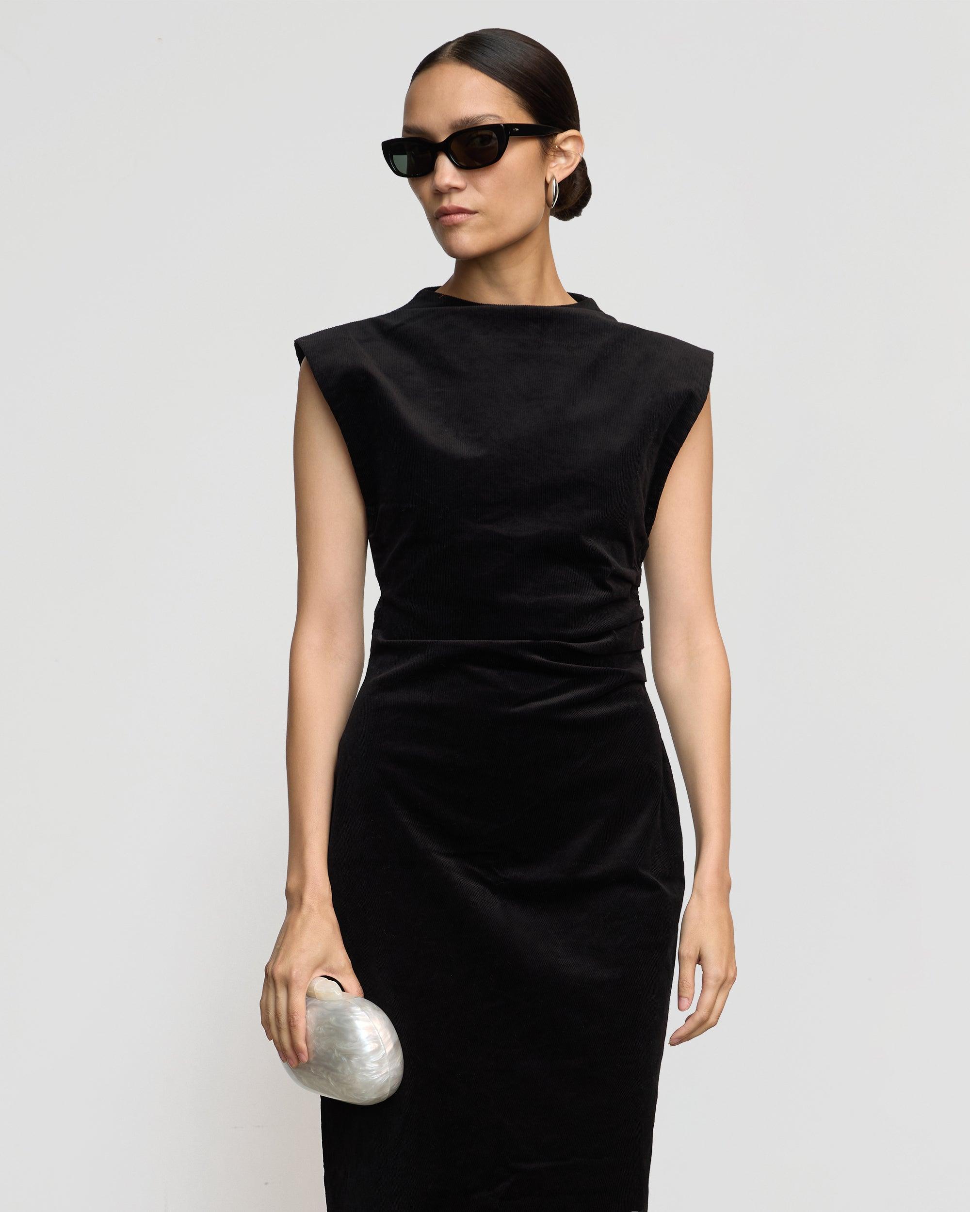 Cambria Structured Corduroy Dress Product Image