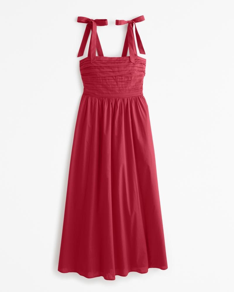 The A&F Emerson Tie-Strap Maxi Dress Product Image
