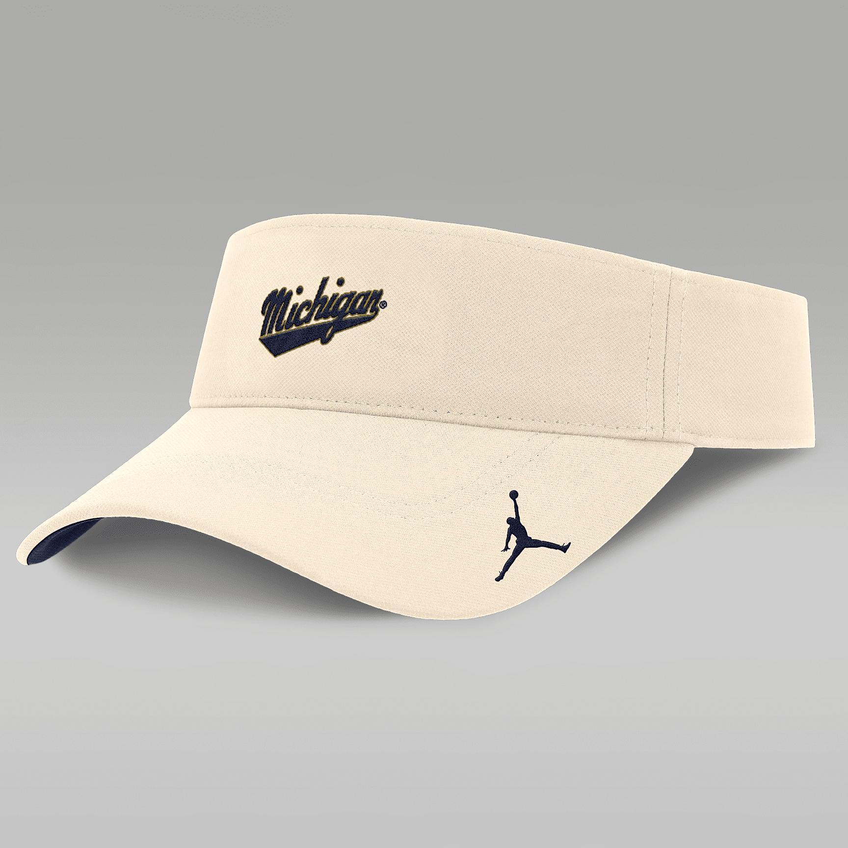 Michigan Wolverines Primetime Ace Men's Jordan Brand Dri-FIT College Adjustable Visor Product Image
