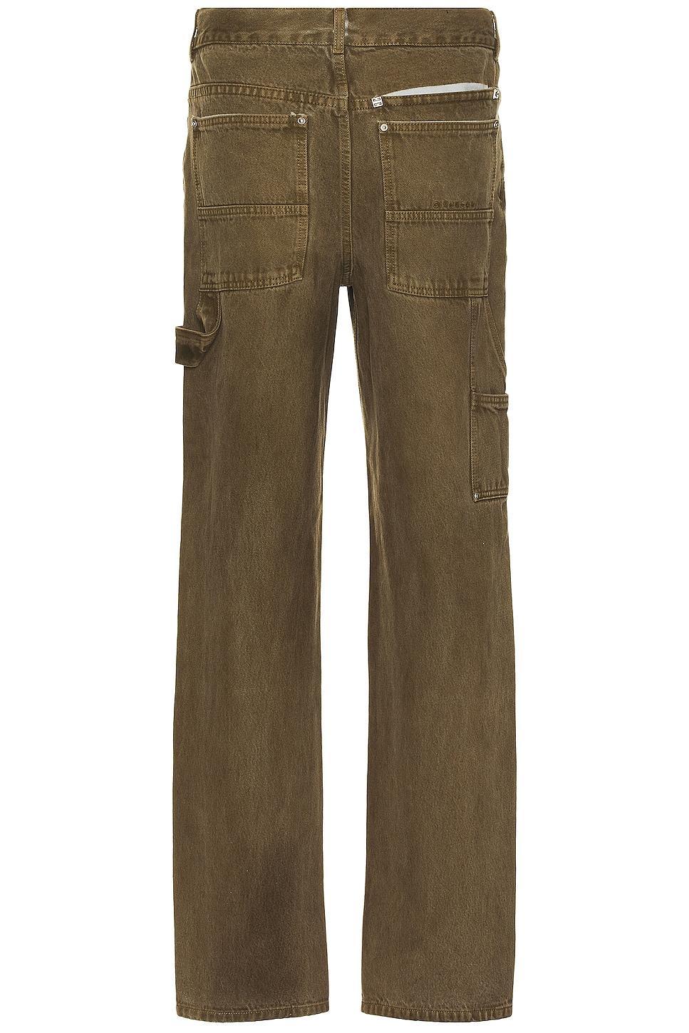 Givenchy Denim Carpenter Jean in Brown Product Image