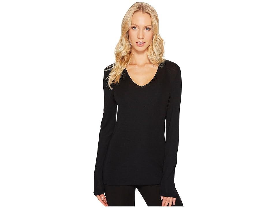 Wool & Silk Blend V-Neck Top Product Image