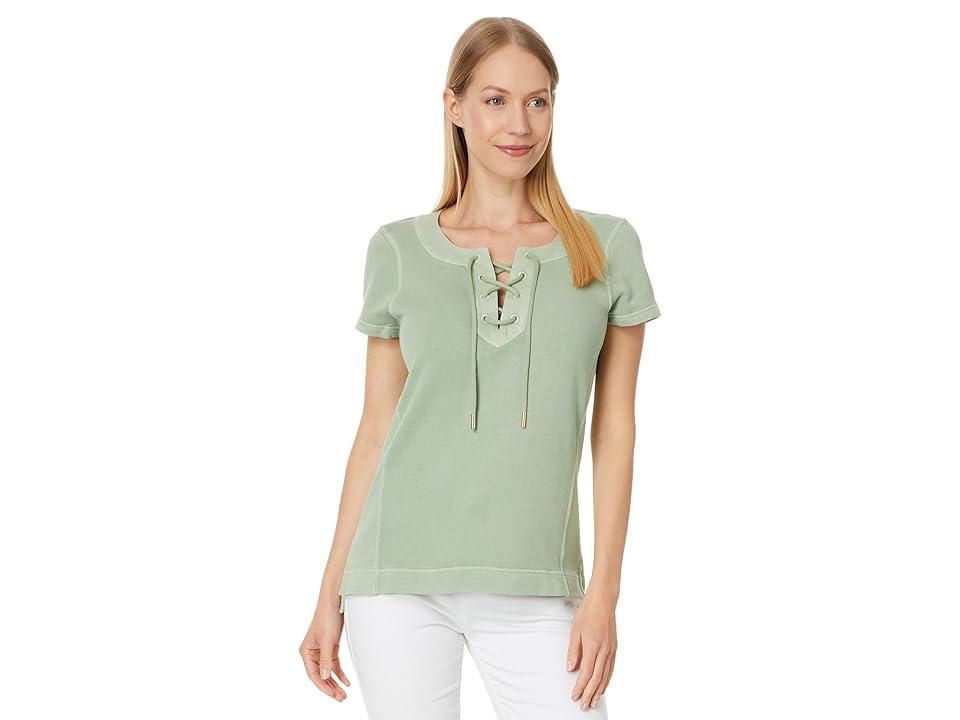 Tommy Bahama Sunray Cove Lace Up Top Women's Clothing Product Image