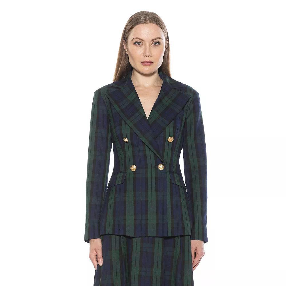 Women's ALEXIA ADMOR Farrah Twill Classic Double Breasted Jacket, Size: 12, Pink Product Image
