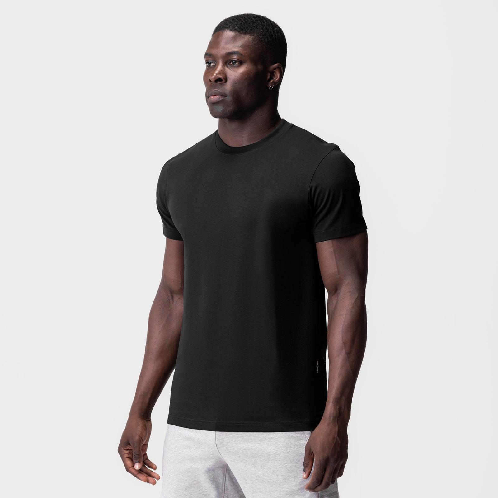 0923. Supima® Essential Tee - Black Product Image