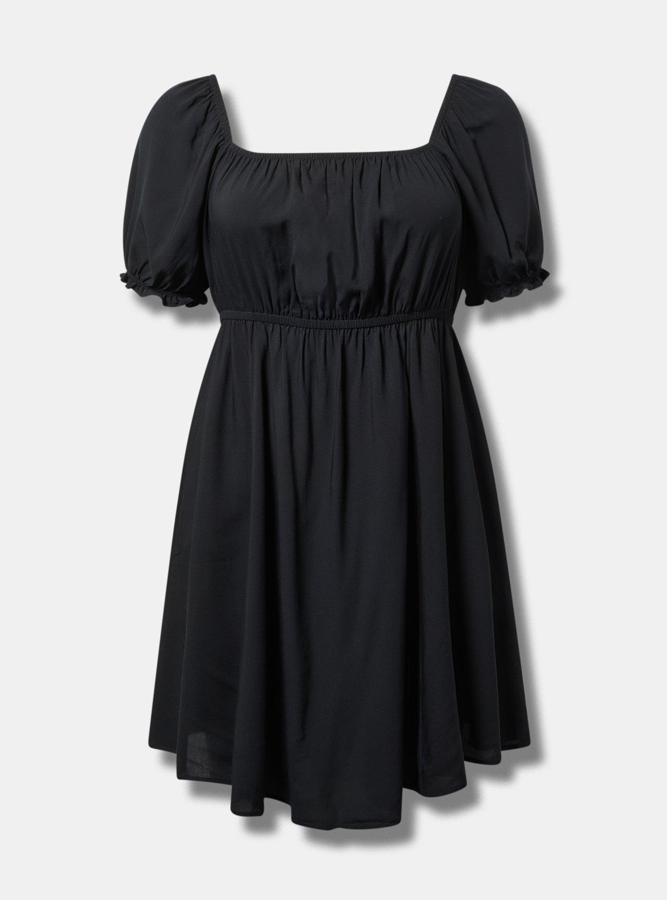 Mini Puff-Sleeve Dress Product Image