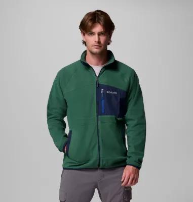 Columbia Men's Fast Trek Overlay Full Zip Fleece Jacket- Product Image