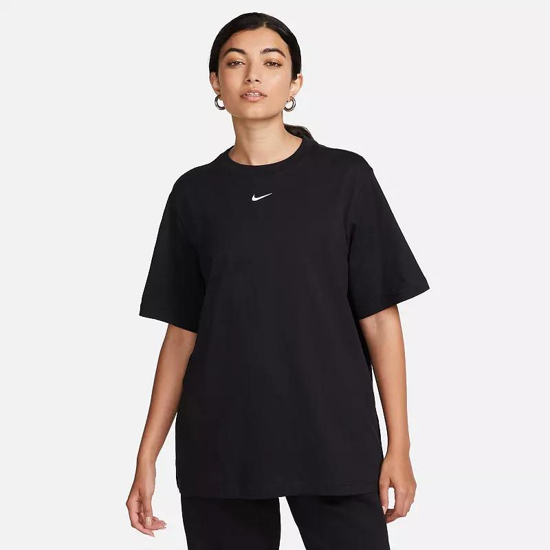 Women's Nike Sportswear Essential Tee, Size: Large, Black Product Image