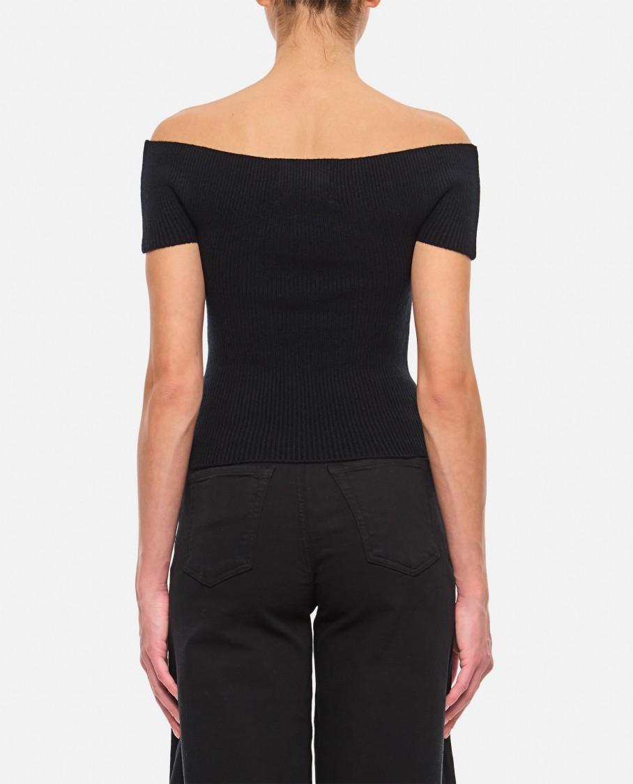 EXTREME CASHMERE Libra Cashmere Stretch 2.26 Top In Black Product Image