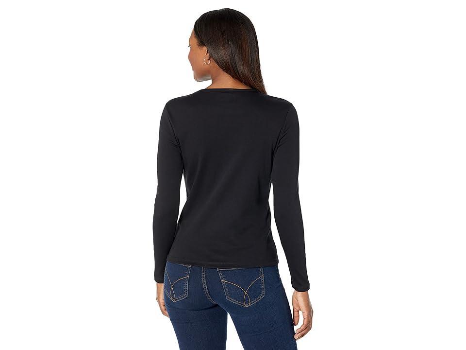 L.L.Bean Pima Crew Neck Long Sleeve Women's Clothing Product Image