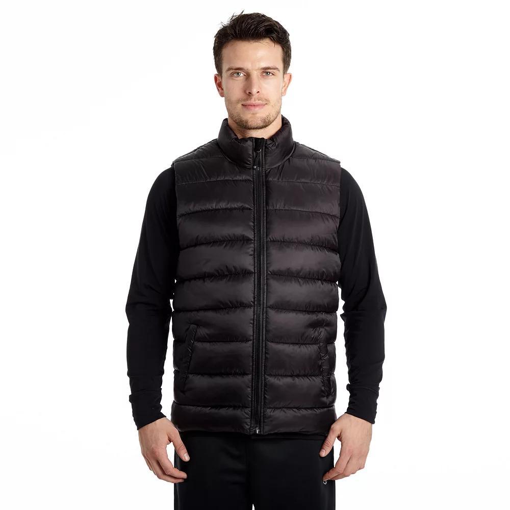 Men's Excelled Insulated Puffer Vest, Size: Large, Black Product Image