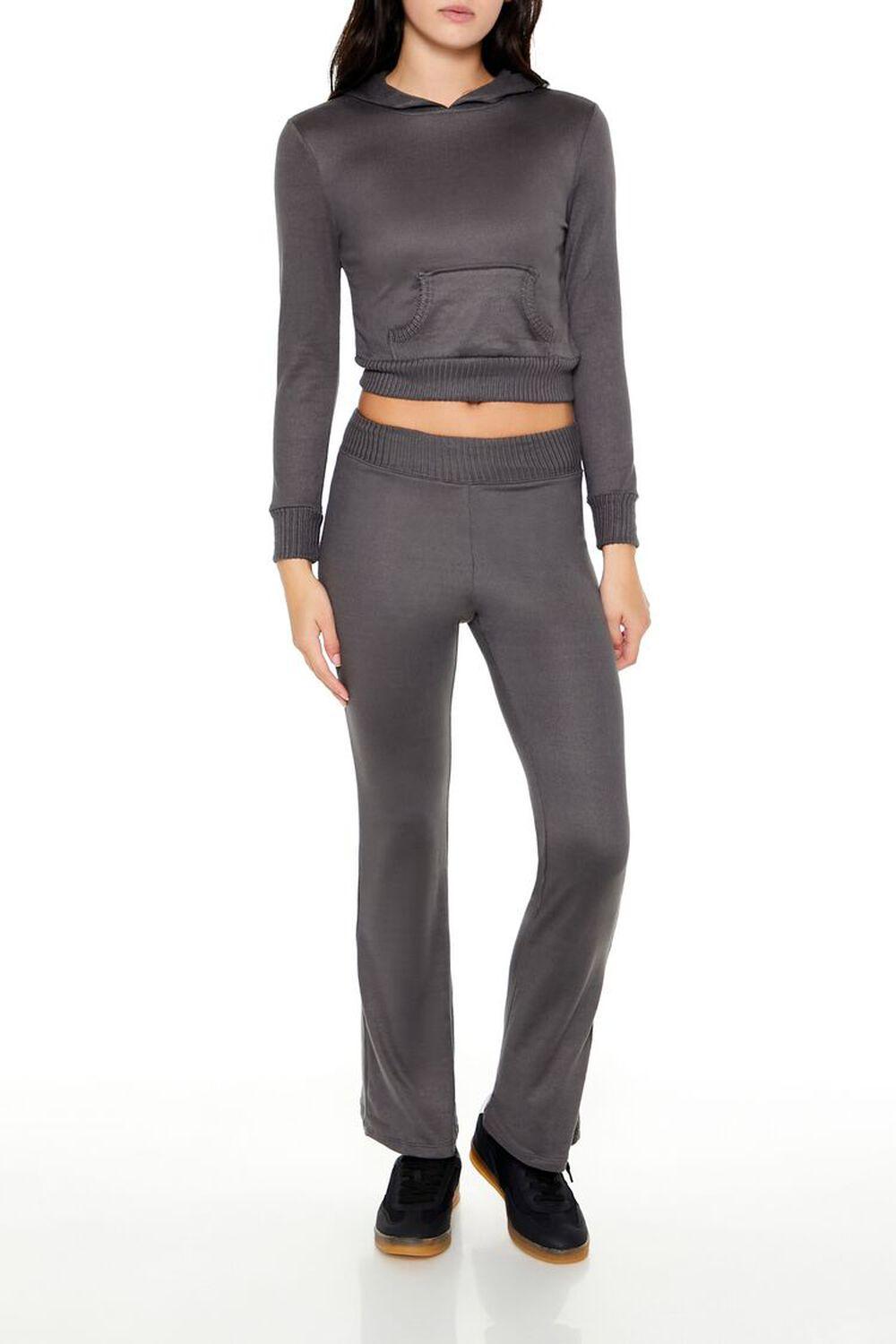 Cropped Fleece Hoodie | Forever 21 Product Image