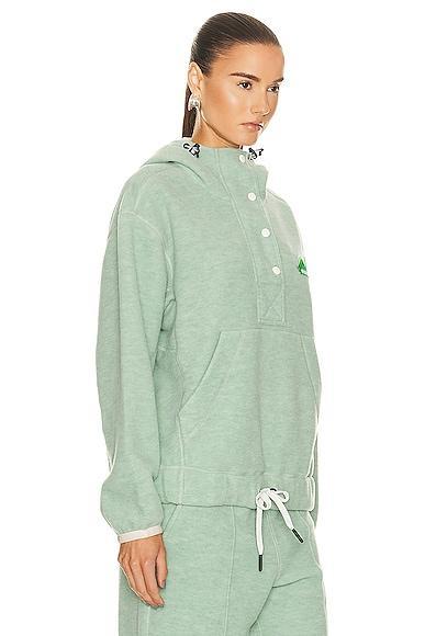 Moncler Grenoble Hoodie Sweater in Green Product Image