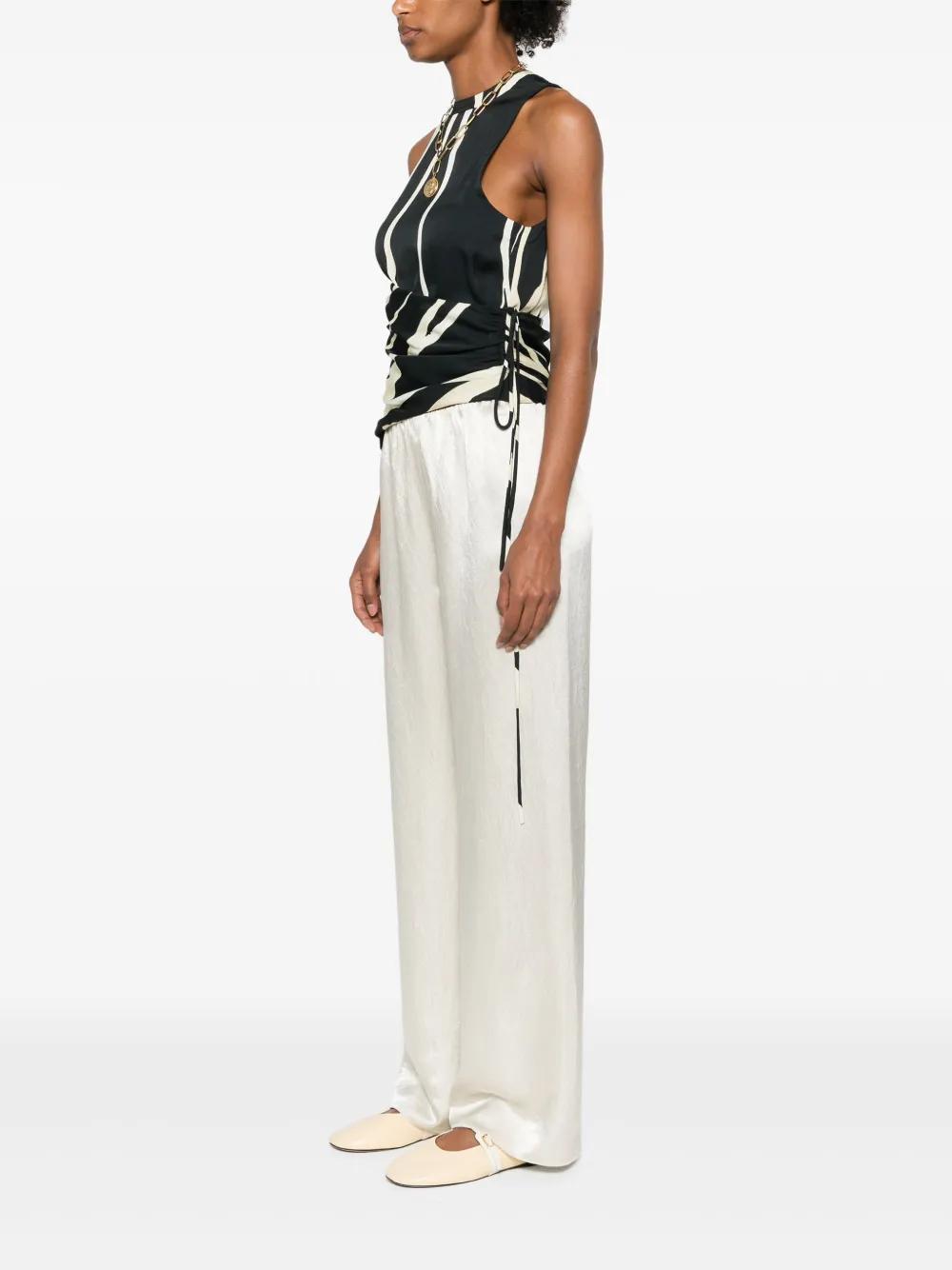 tie-detail crepe tank top Product Image