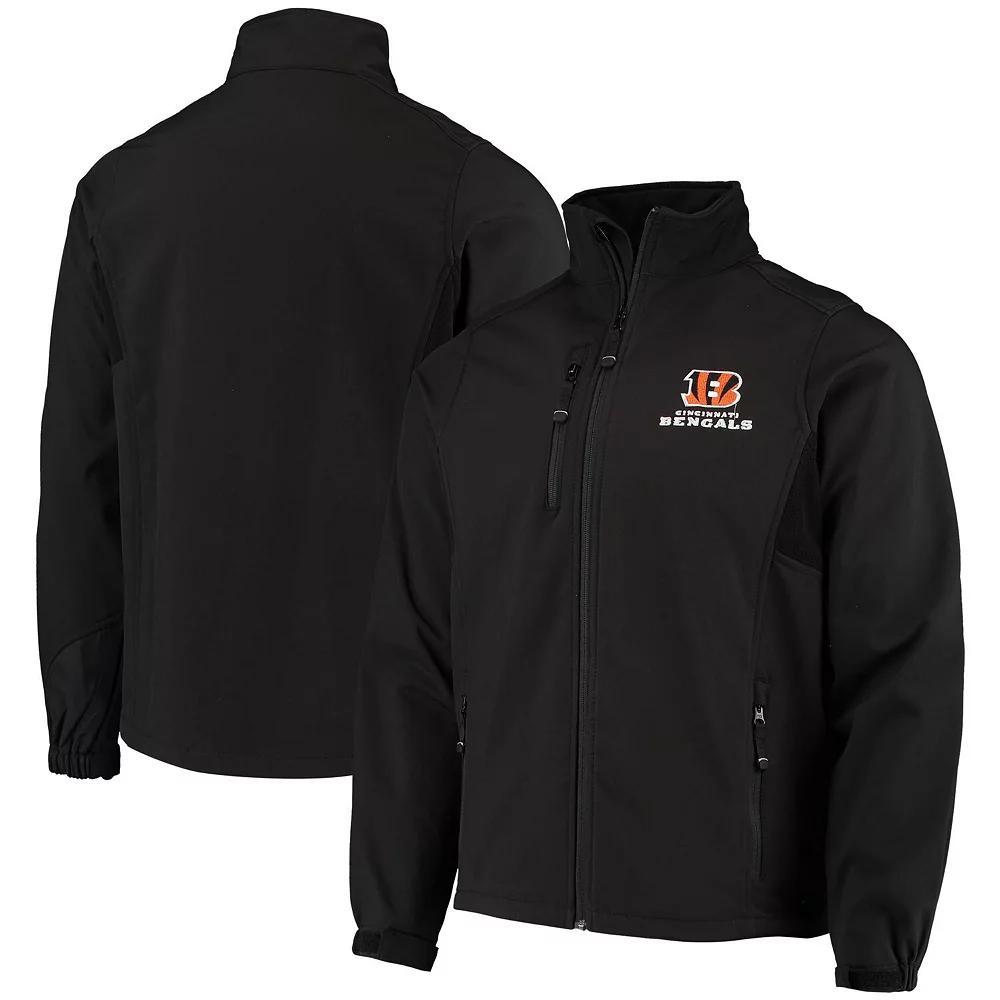 Men's Dunbrooke Black Cincinnati Bengals Circle Softshell Fleece Full-Zip Jacket, Size: Medium Product Image