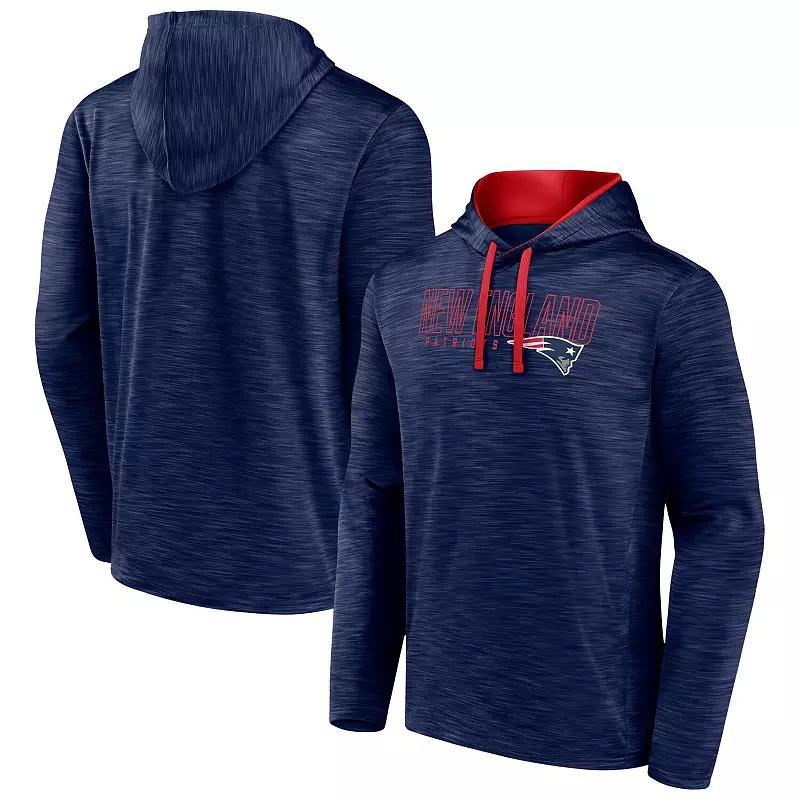 Mens Fanatics Branded Heather Chicago Bears Hook and Ladder Pullover Hoodie Blue Product Image
