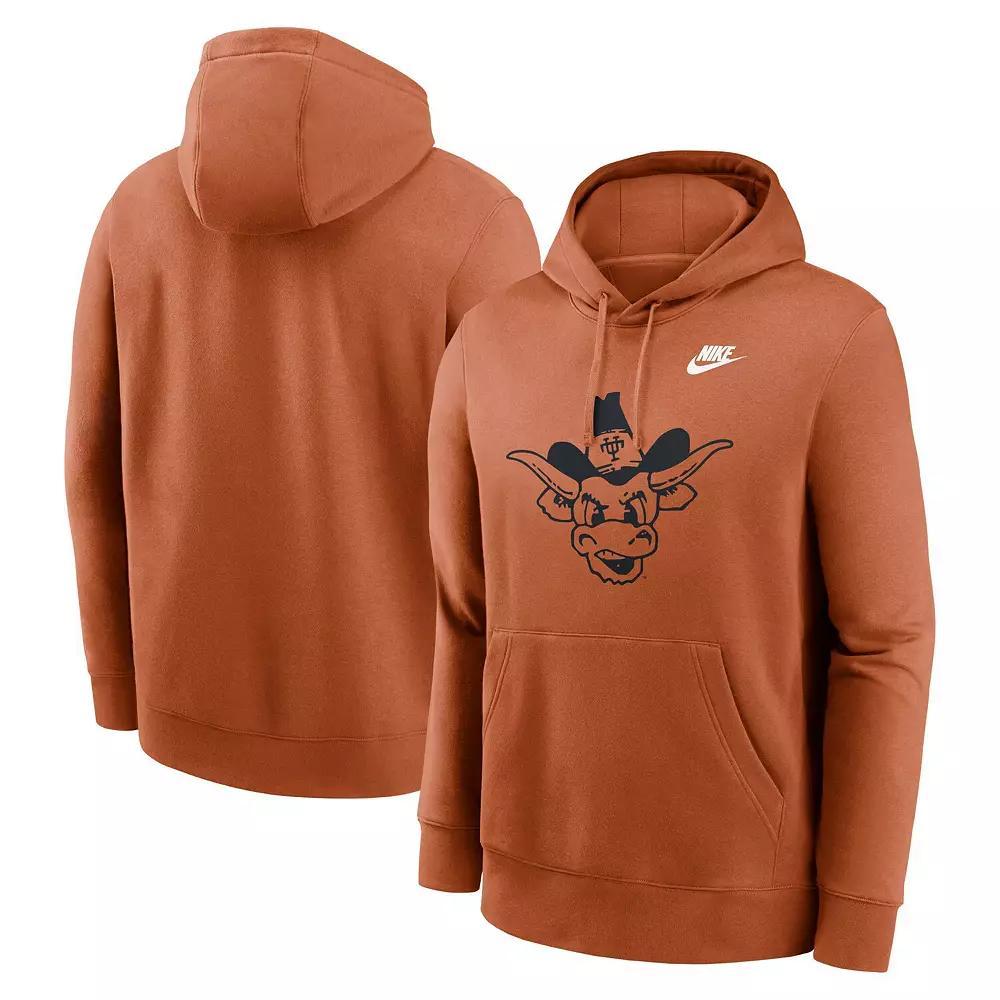 Men's Nike Heather Gray Oklahoma Sooners Legacy Logo Club Fleece Pullover Hoodie, Size: 3XL, Grey Product Image