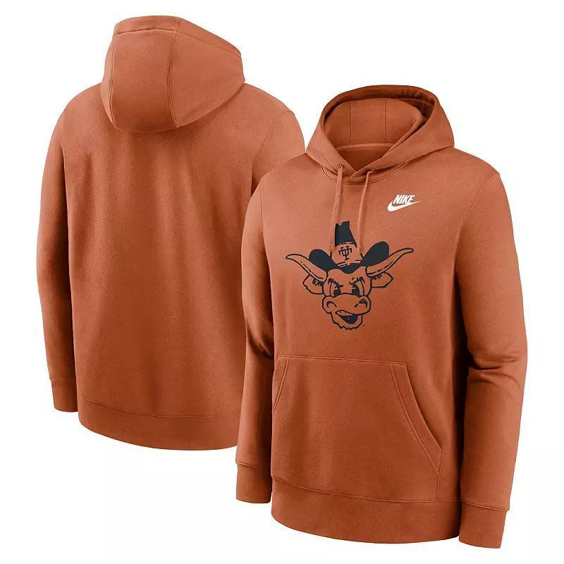 Men's Nike Heather Gray Oklahoma Sooners Legacy Logo Club Fleece Pullover Hoodie, Size: 3XL, Grey Product Image