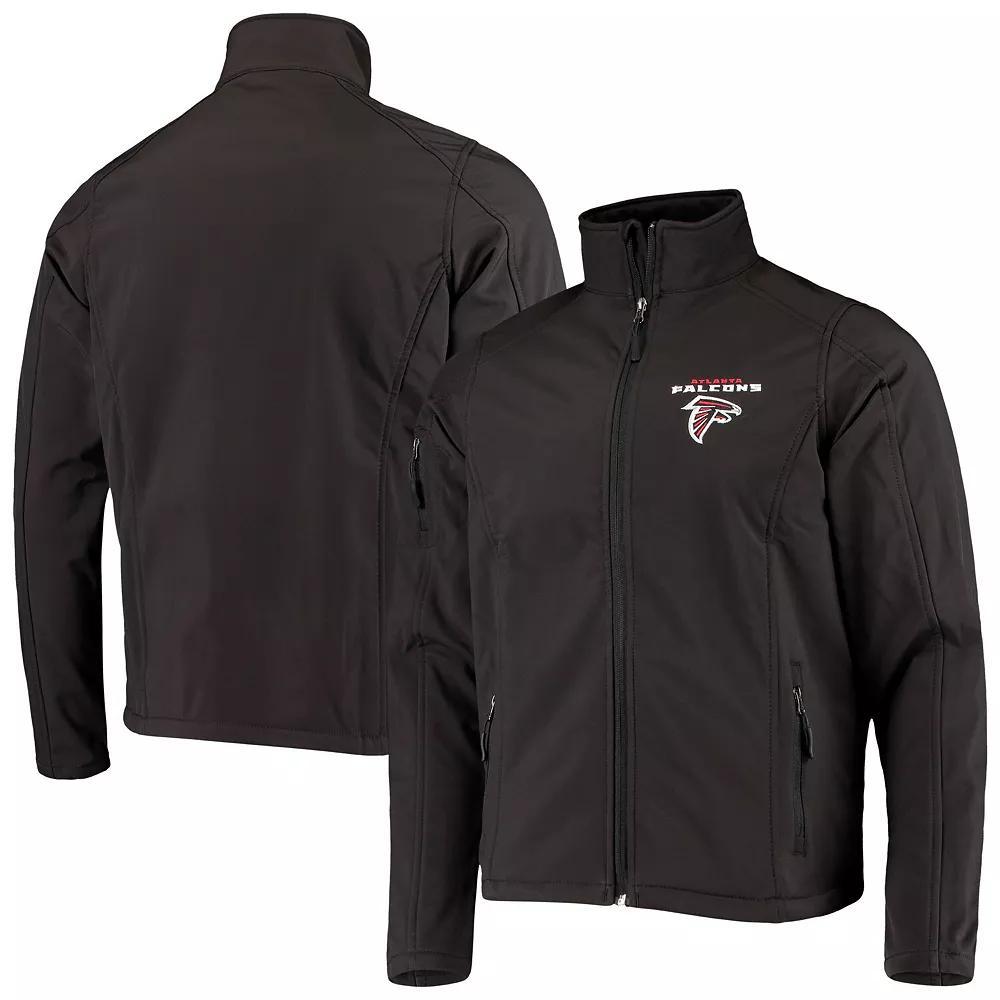 Men's Dunbrooke Black Atlanta Falcons Sonoma Softshell Full-Zip Jacket, Size: Large Product Image