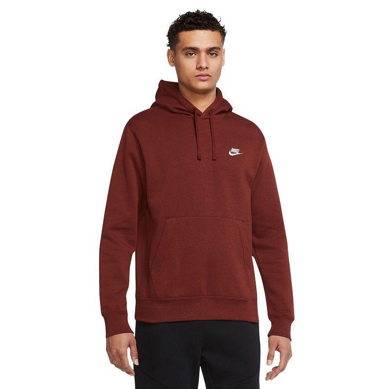 Mens Nike Sportswear Club Fleece Pullover Hoodie Blue Product Image