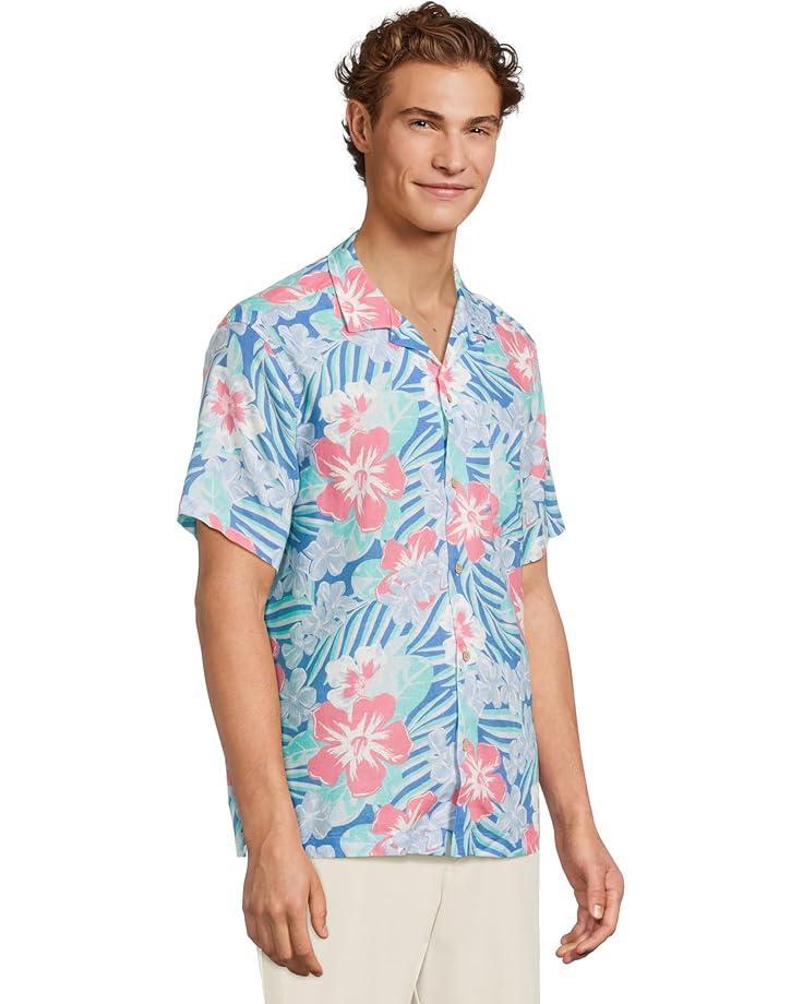 Men's Vineyard Vines Island Floral Short Sleeve Cabana Shirt Product Image
