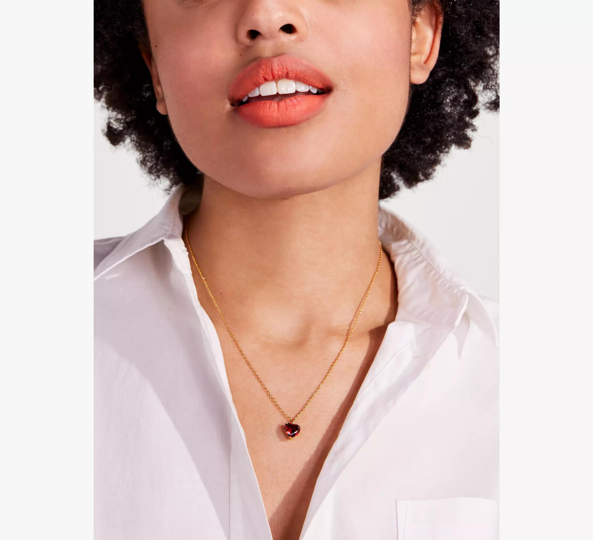 kate spade new york My Love Heart Short Pendant Necklace Product Image
