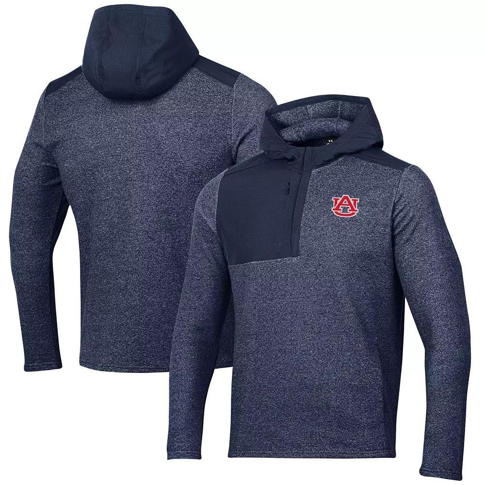 Men's Under Armour Black Maryland Terrapins Survivor Fleece Hoodie Quarter-Zip Jacket, Size: Small Product Image