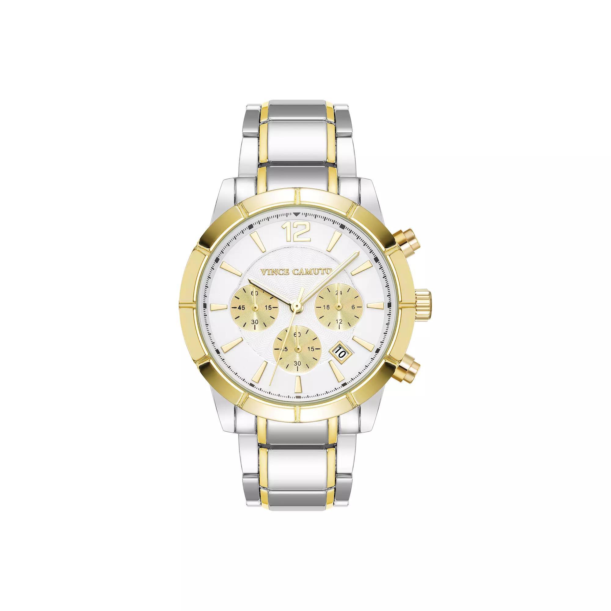 Vince Camuto Mens Multi-Dial Bracelet Watch Two Tone Product Image